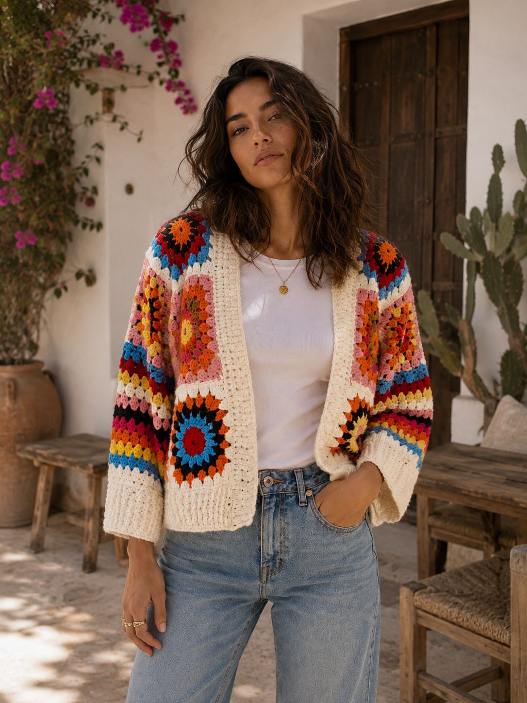 Chaqueta croché