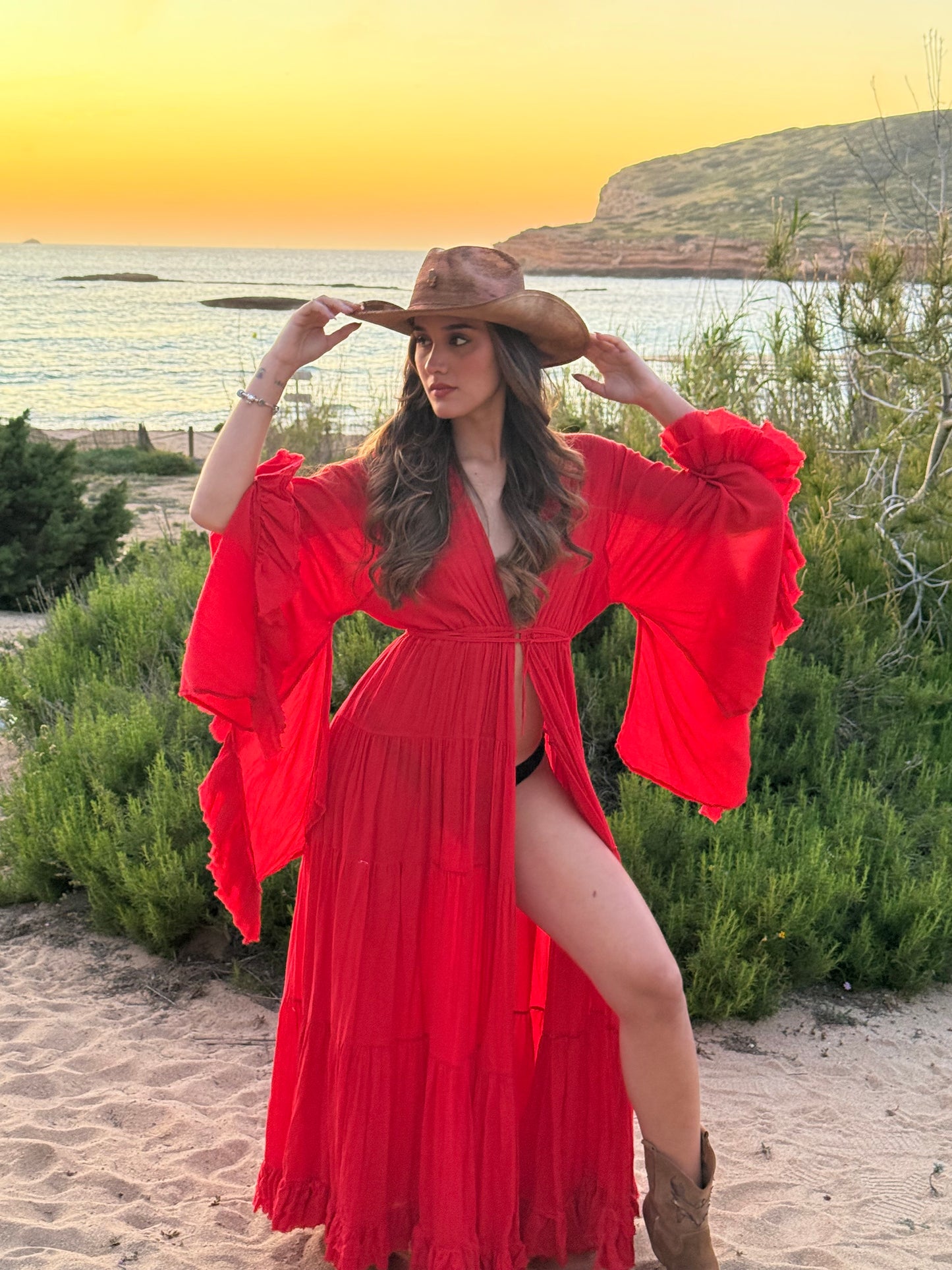 Kimono red