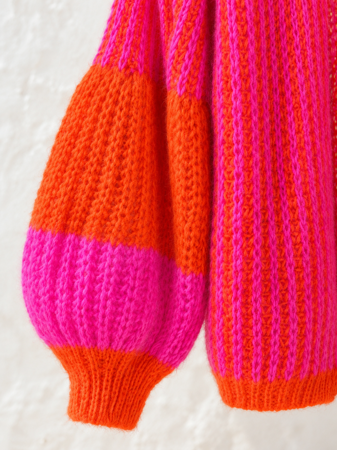 Chaqueta bicolor Moher Fucsia con Naranja