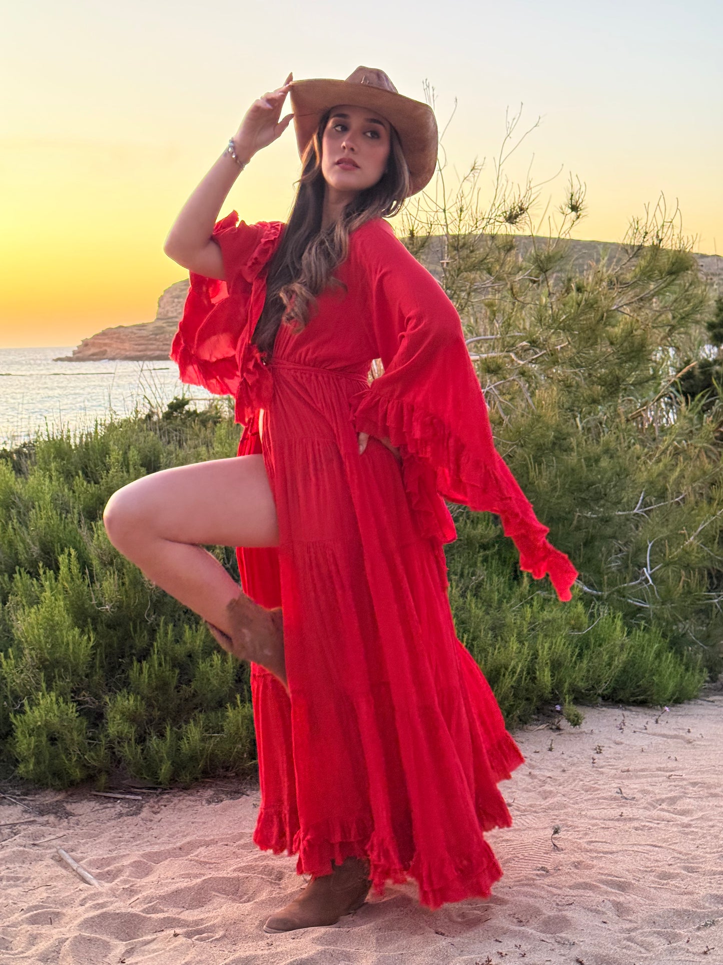 Kimono red