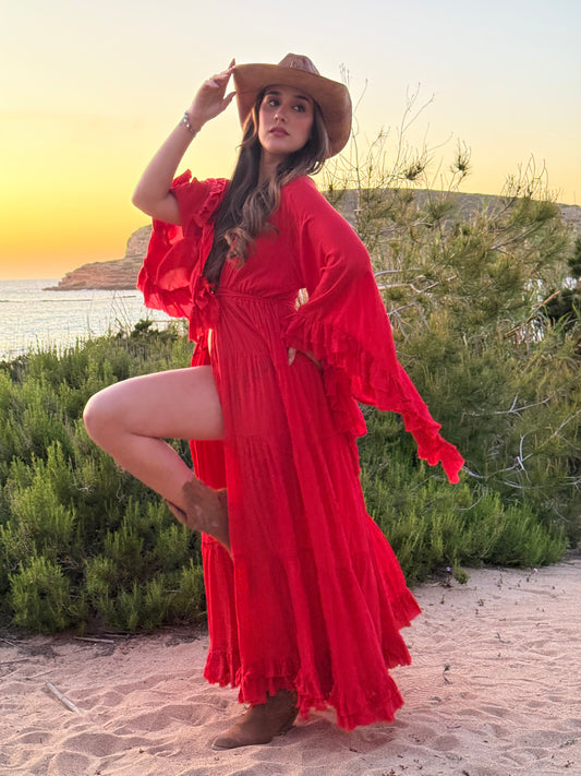 Kimono red