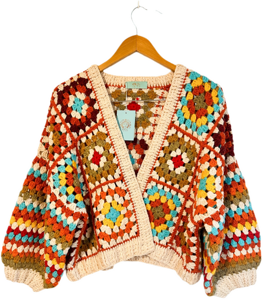 Chaqueta Croché hecho a mano Talla S/M
