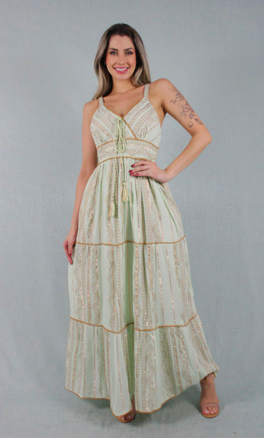 Vestido largo Mint