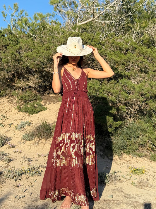 Vestido Burdeos