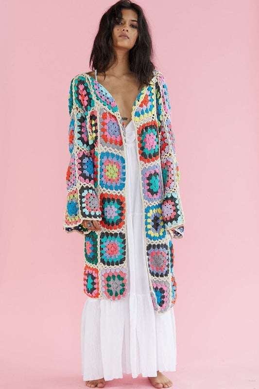 Kimono Croché hecho a mano
