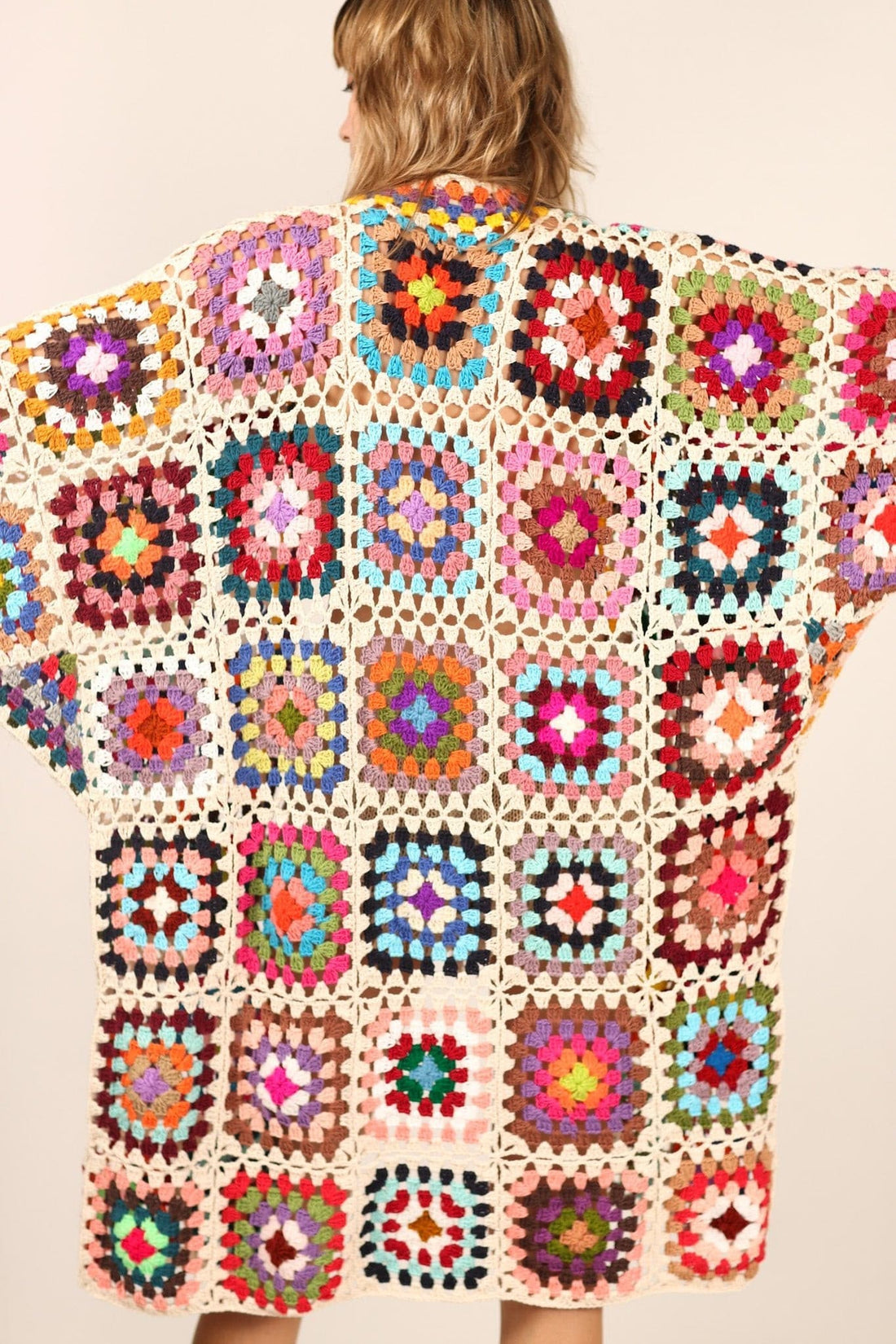 Kimono Croché hecho a mano
