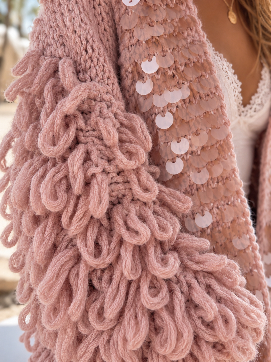 Chaqueta Boho Pink